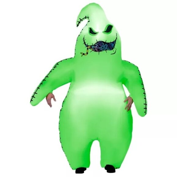Spirit Halloween Kids One Size Light-Up Oogie Boogie Inflatable Costume - Picture 1 of 7